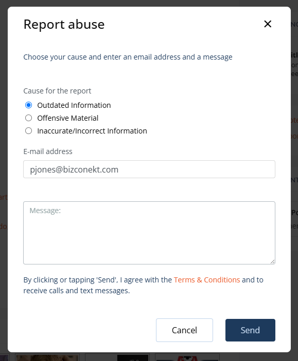 Report a Listing Report a Listing